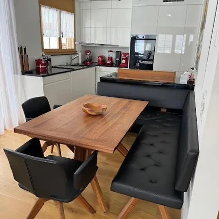 Modern Flat Davos With Lake Davos View *